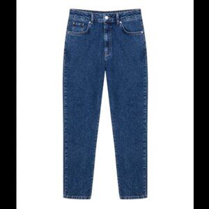 Ipekyol Classic Blue Denim Straight Leg Mom Jeans Size 8 Women's